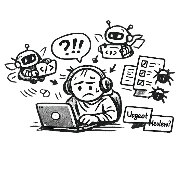 Agent review bottleneck doodle